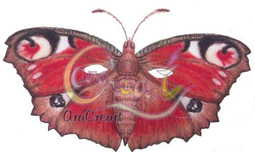 Màscara papallona/Máscara mariposa/Butterfly Mask - (Digital)