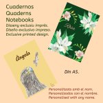 Cuadernos personalizados con un nombre