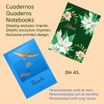 Cuadernos personalizados con un nombre