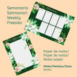 Papel de notas y semanario 